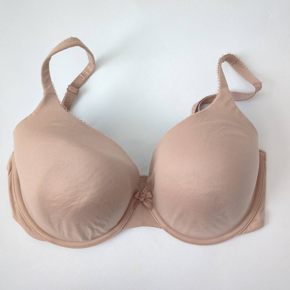 Body By Victoria's Secret Lined Perfect‎ Coverage 34DD Underwire Padded Nude Tan
